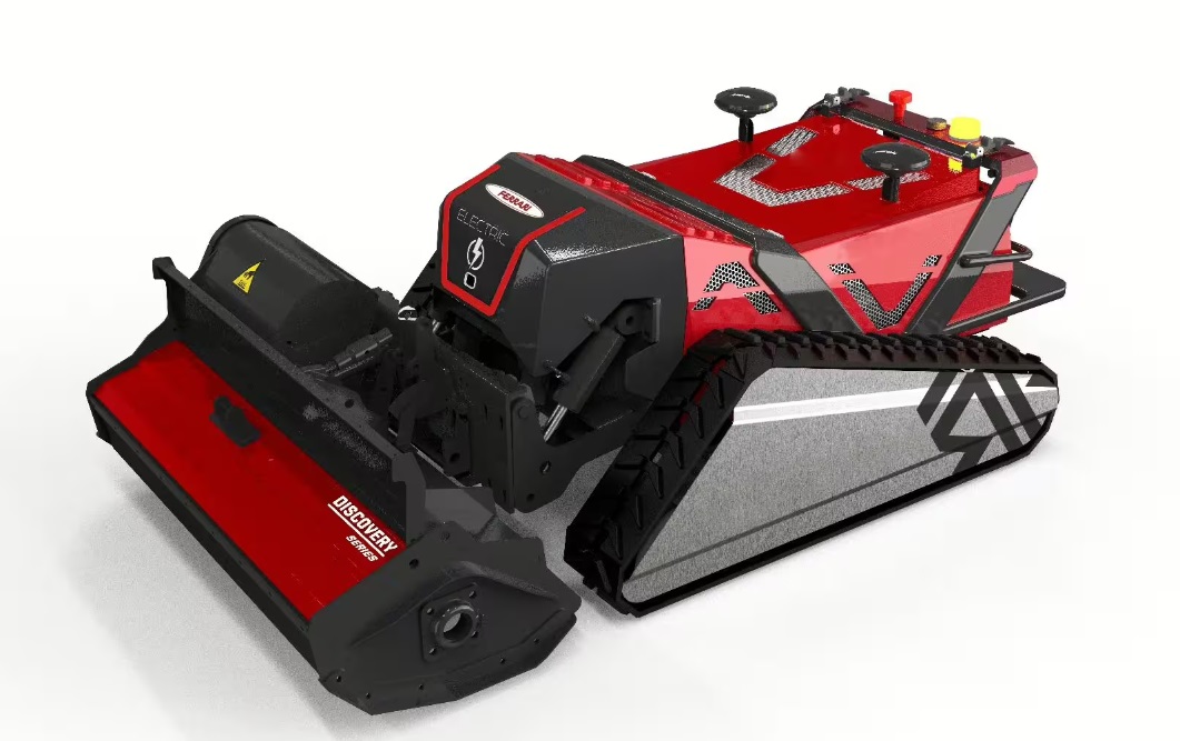 Ferrari Mähraupe/Geräteträger Tornado E inkl. Mulcher 106cm Ferrari Mähraupe/Geräteträger Tornado E inkl. Mulcher 106cm