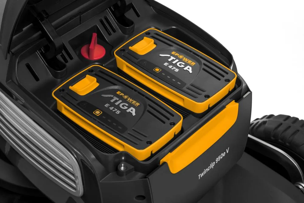 Akku-Rasenmäher Twinclip 950e V Kit - inkl. Akku und Ladegerät